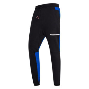 Men’s Black & Blue Contrast Athletic Jogger
