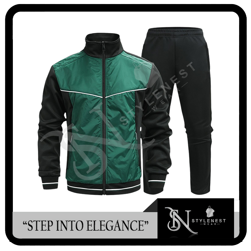 Stylenest Elite Green & Black Tracksuit