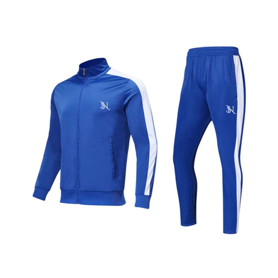 Menβs Royal Blue Athletic Track Suit