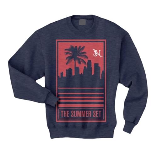 Stylenest Unisex Navy βThe Summer Setβ Graphic Sweatshirt