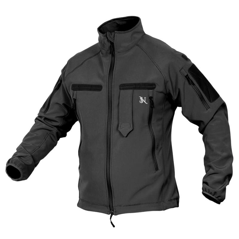 Men’s Tactical Softshell Jacket – Charcoal Grey