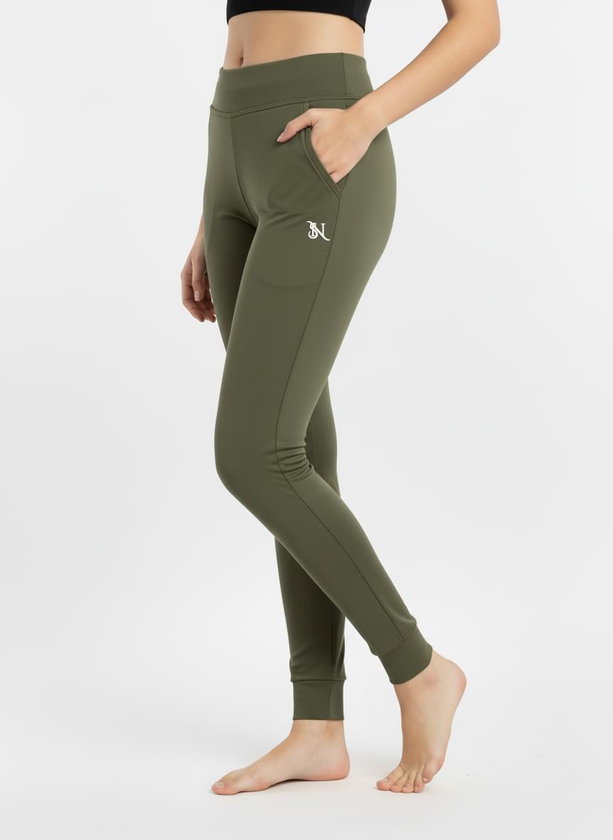 Womenβs Black Slim Fit Stretch Leggings - Image 4